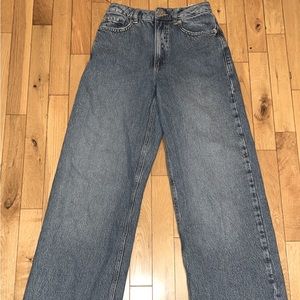 Garage wide leg jeans